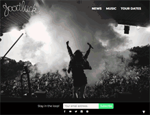 Tablet Screenshot of goodlucklive.com